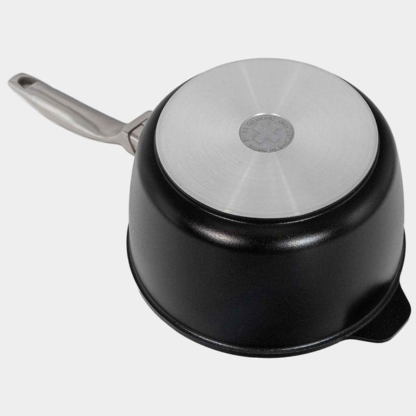 CXD DOU Ceramic Nonstick Saucepan with Glass Lid | Made in Switzerland