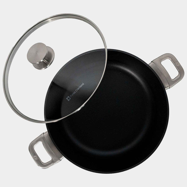 CHD Nonstick Braiser with Glass Lid | Made in Switzerland