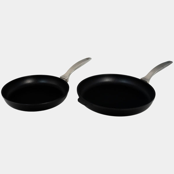 CXD DOU Ceramic Nonstick 2-Piece Fry Pan Set (9.5" & 11") | Made in Switzerland