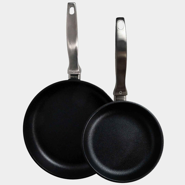 CXD DOU Ceramic Nonstick 2-Piece Small Fry Pan Set (8" & 10.25") | Made in Switzerland