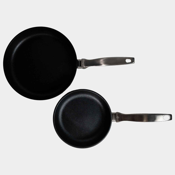 CXD DOU Ceramic Nonstick 2-Piece Small Fry Pan Set (8" & 10.25") | Made in Switzerland