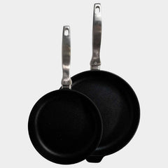 CXD DOU Ceramic Nonstick 2-Piece Fry Pan Set (9.5" & 11") | Made in Switzerland