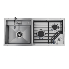 Hitch Kitchen Insert with Sink, Dual Burners & Water Pump