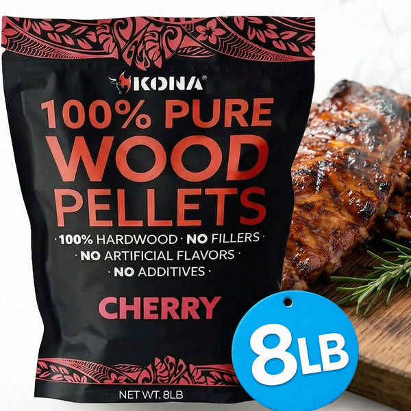 Kona 100% Cherry Wood Smoker Pellets for Ninja Woodfire & Smokers