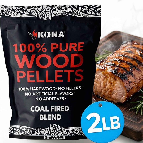 Kona Coal-Fired Wood Smoker Pellets for Ninja Woodfire & Smokers