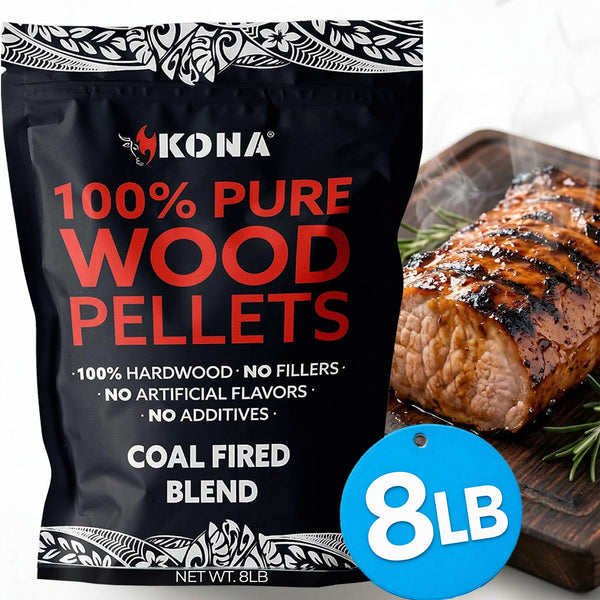 Kona Coal-Fired Wood Smoker Pellets for Ninja Woodfire & Smokers