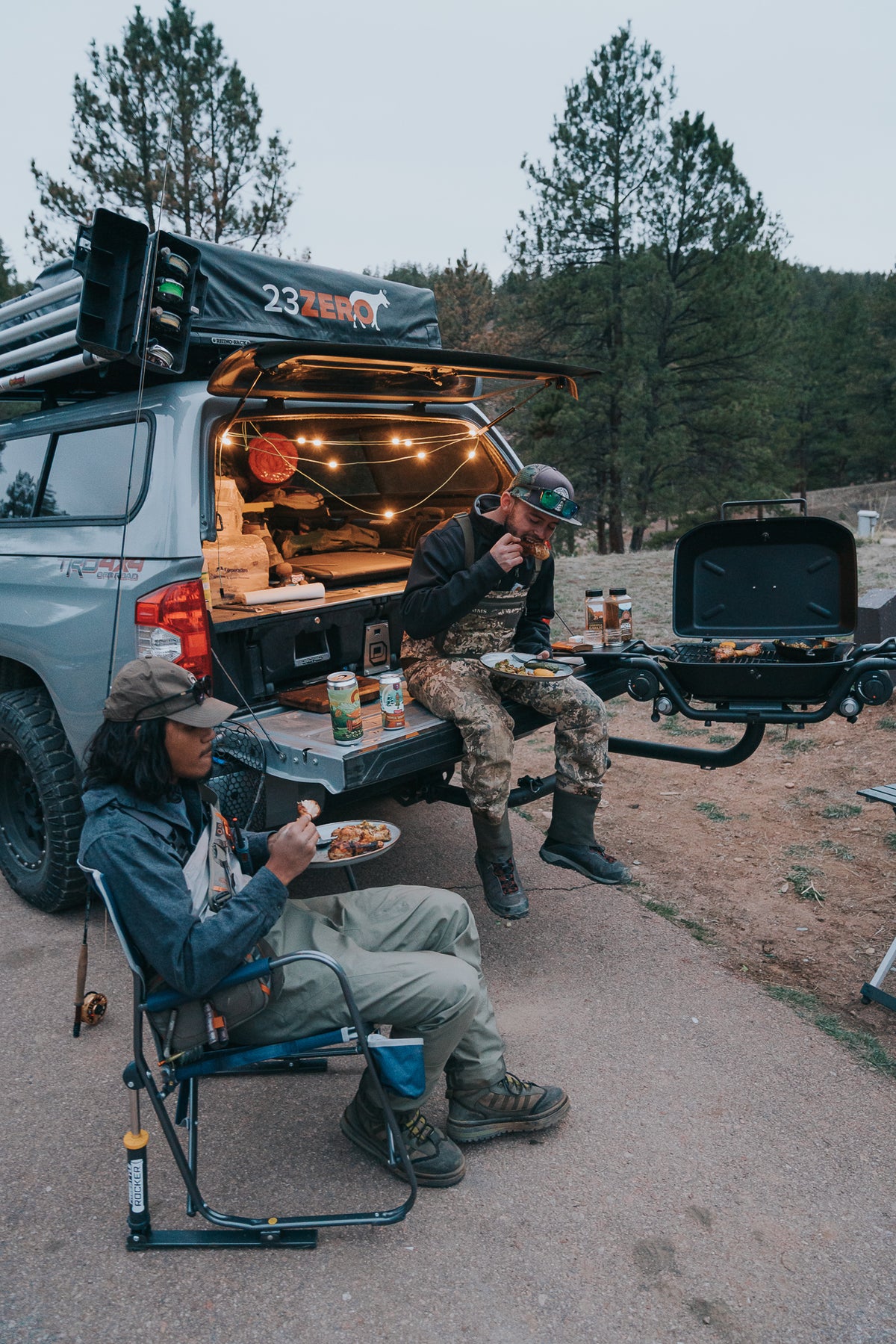Keep the mess (and smell) outside.