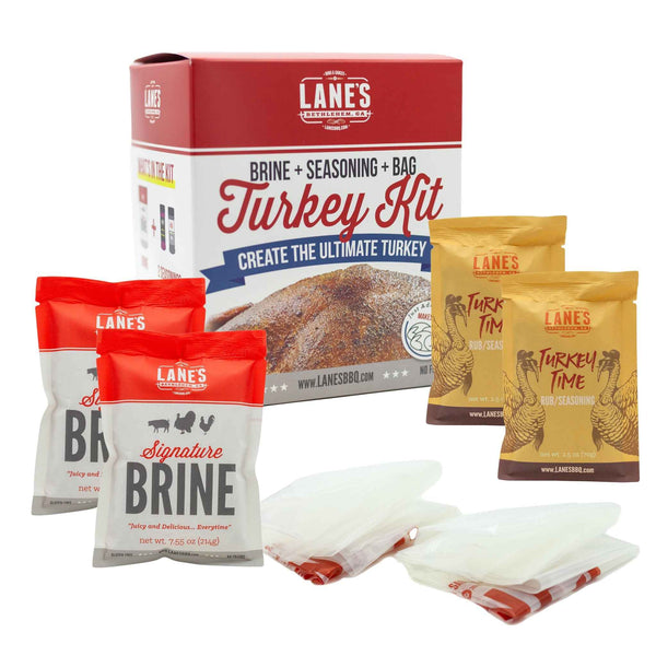 Ultimate Turkey Brine Kit (Signature Brine + Rub + Brine Bags) - 2 Use
