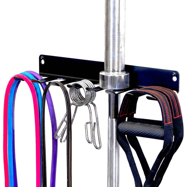 Gym Equipment Organizer for Bands, Jump Ropes, Foam Roller