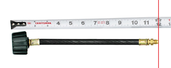 Flame King 12 Inch RV Trailer Propane Tank Pigtail Hose Connector