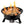 Load image into Gallery viewer, Flame King Outdoor Portable Propane Gas 24" Fire Pit Bowl with Self Igniter Cover Carry Straps
