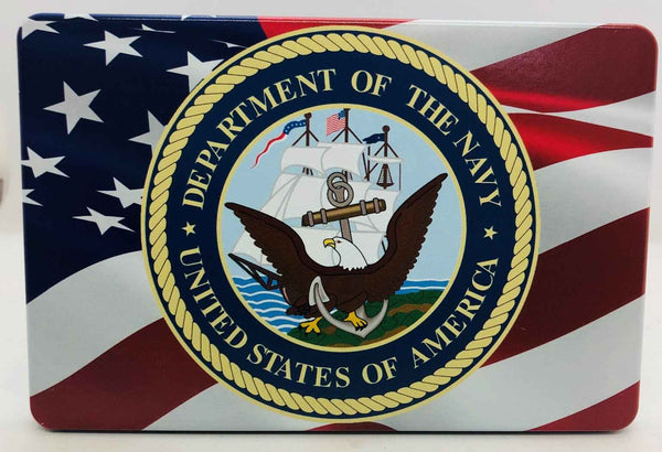 American Flag Color Waving /U.S. Navy Hitch Cover