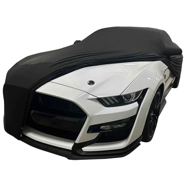 2005-2025 Ford Mustang Ultraguard Stretch Satin Indoor Car Cover - Black