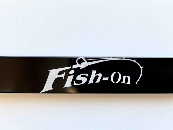 Fish On Billet Aluminum License Plate Frame