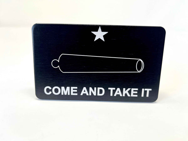 Come And Take It Texas Flag Hitch Cover