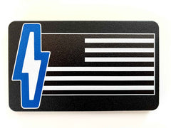 Lightning 150 Badge American Flag Color Hitch Cover
