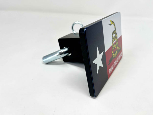 Texas State Flag Dont Tread On Me Gadsden Flag Billet Aluminum Hitch Cover