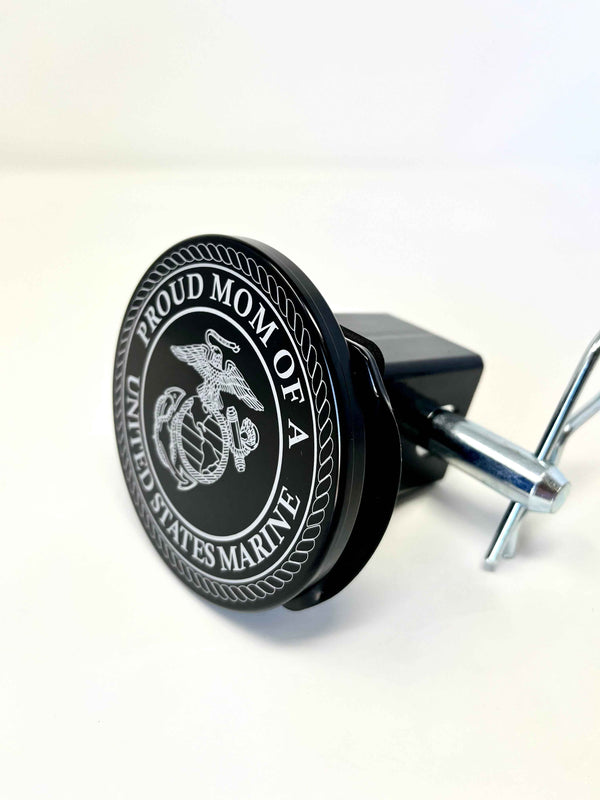 Proud Mom Of A Marine Hitch Cover