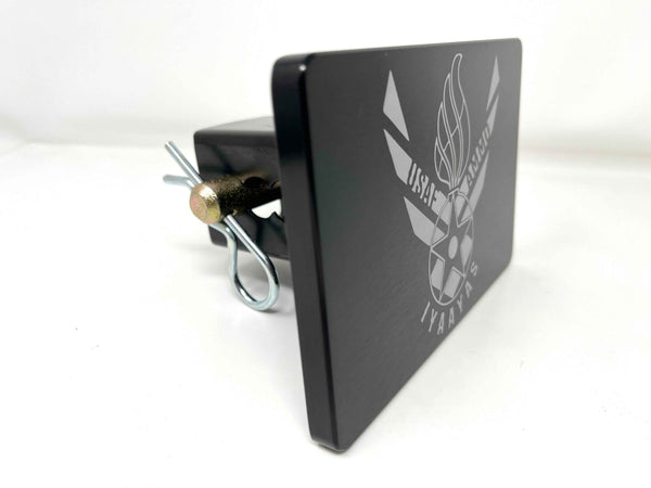 USAF Ammo IYAAYAS Aluminum Hitch Cover