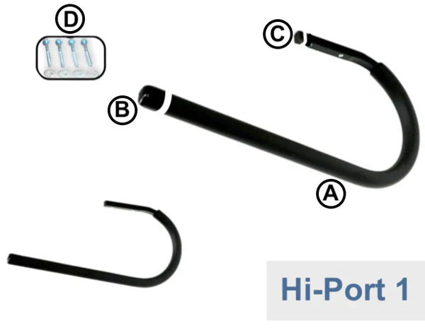 Hi-Port 1 | Ladder Storage Ceiling Rack  | Holds 50 lbs