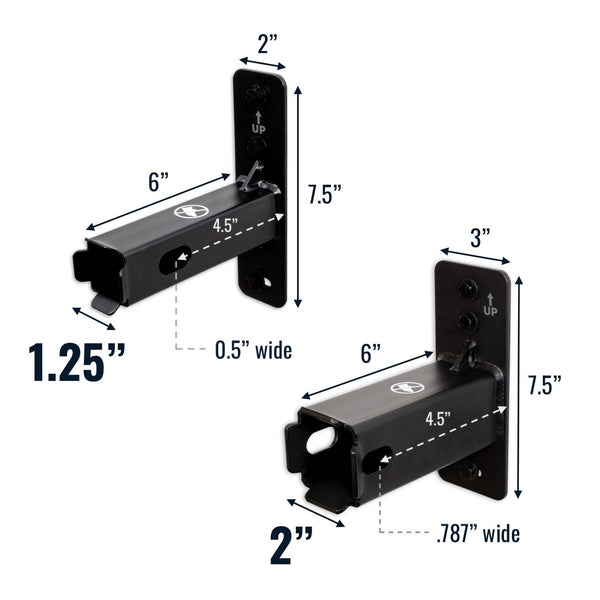 2" Hitch Wall Mount - Store Your HitchFire in Your Home