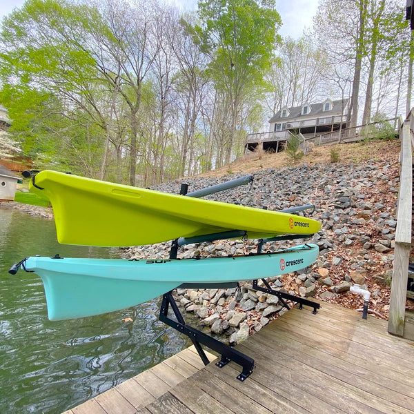 Broadwater Paddleboard Dock Rack | Over The Water Storage | 4 Levels