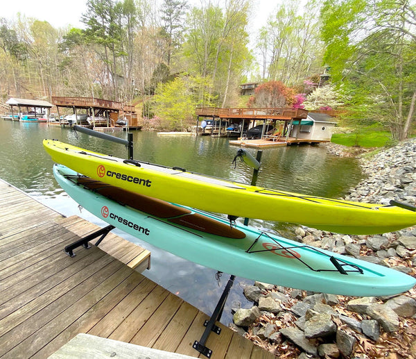 Broadwater Paddleboard Dock Rack | Over The Water Storage | 4 Levels