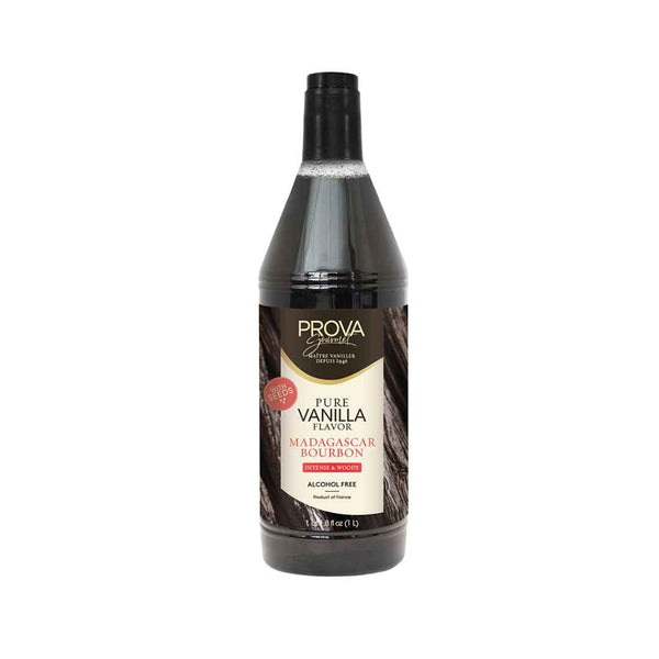 Pure Madagascar Bourbon Vanilla Flavor with Seeds (Alcohol Free)