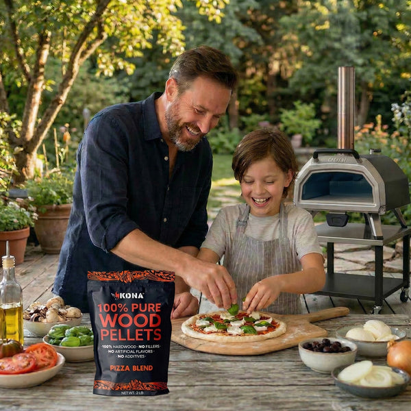 Kona Pizza Oven Blend Wood Smoker Pellets for Ninja Woodfire & Pizza Ovens