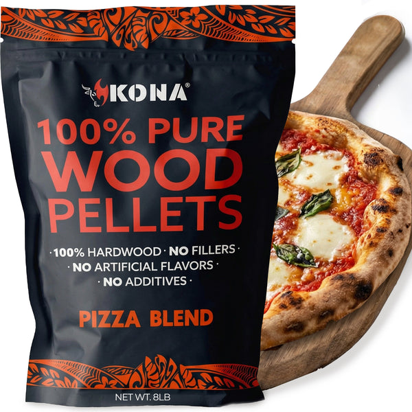 Kona Pizza Oven Blend Wood Smoker Pellets for Ninja Woodfire & Pizza Ovens