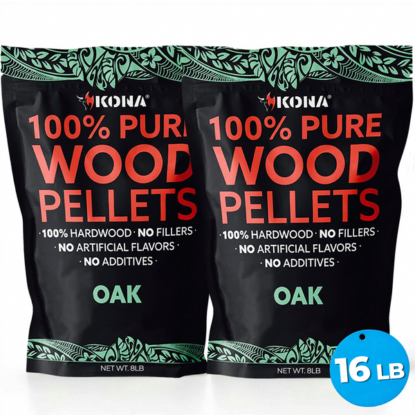 Kona 100% Oak Wood Smoker Pellets for Ninja Woodfire & Smokers