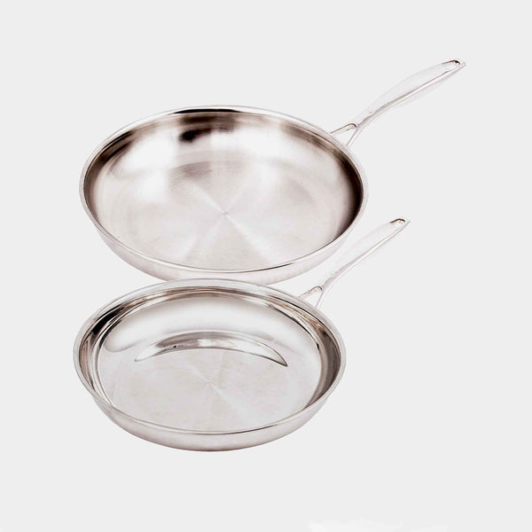 Premium Clad 2-Piece Stainless Steel Set