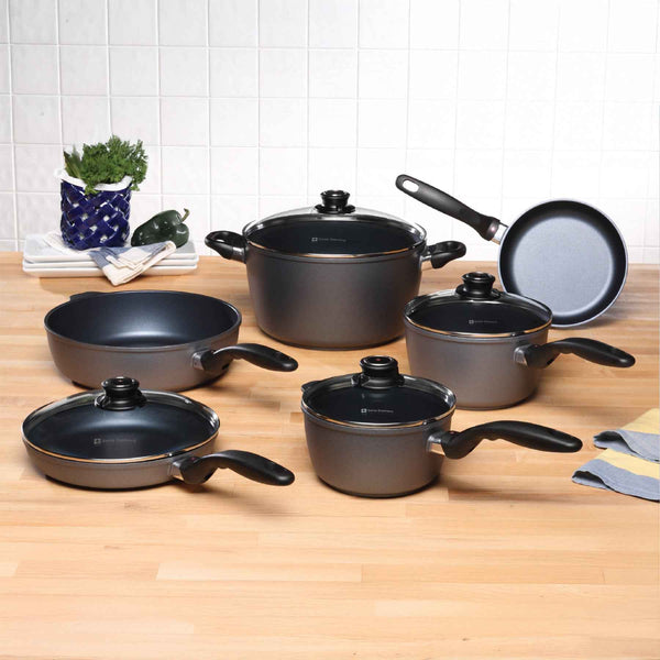 HD Nonstick 10-Piece Set - Gourmet Kitchen Kit - Induction | Made in Switzerland