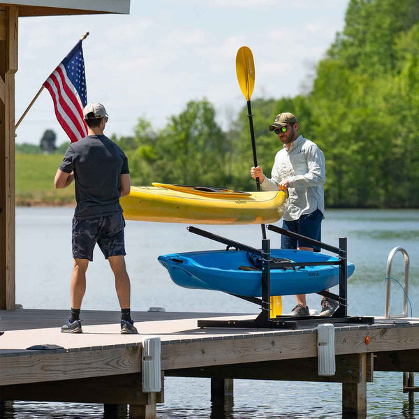 G-Watersport 2 Kayak & Canoe Rack | 2 Levels | Black