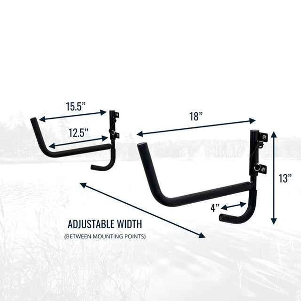 Ozarks Swivel Kayak Rack | Holds 100 lbs