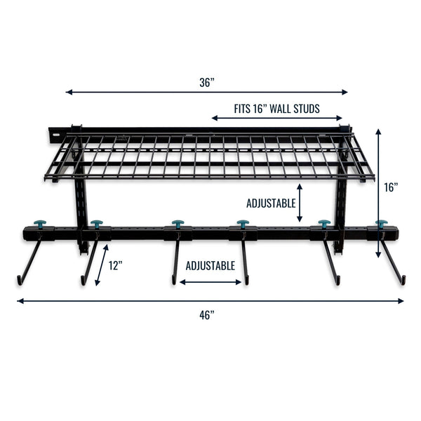 Chair Rack & Shelf | G-Chair Wire Shelf | Holds 300 lbs