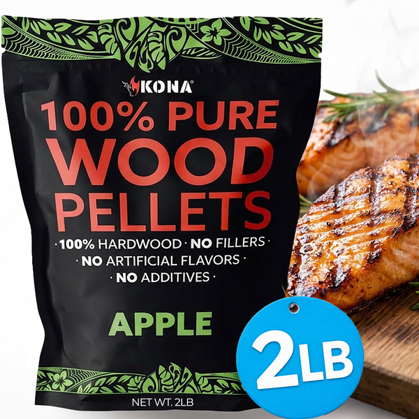 Kona 100% Apple Wood Smoker Pellets for Ninja Woodfire & Smokers