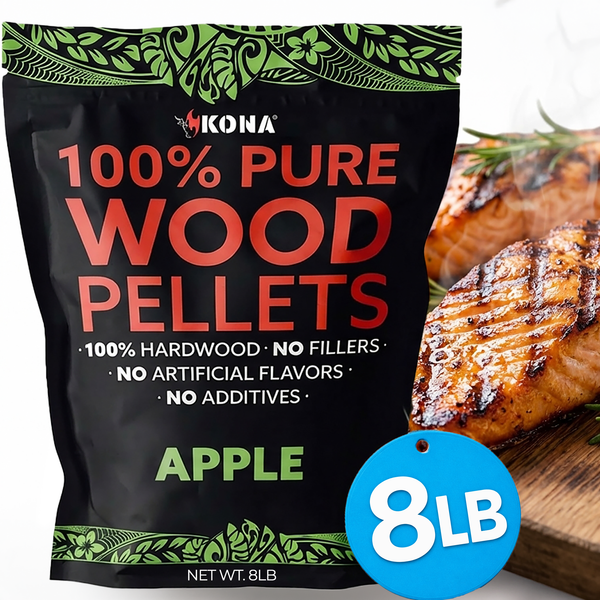 Kona 100% Apple Wood Smoker Pellets for Ninja Woodfire & Smokers