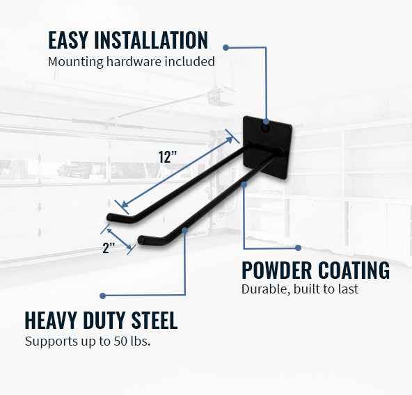 Stroller Storage Wall Hook | Holds 50 lbs