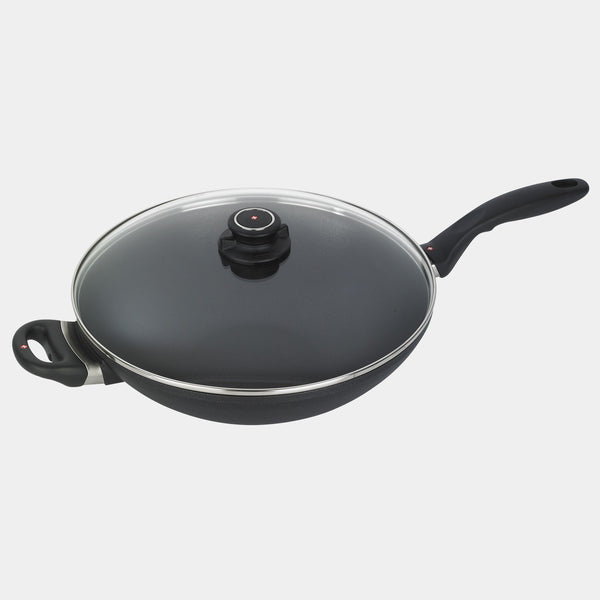XD Nonstick Wok with Glass Lid | Made in Switzerland