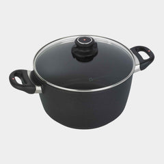 XD Nonstick Stock Pot with Glass Lid - Induction | Made in Switzerland