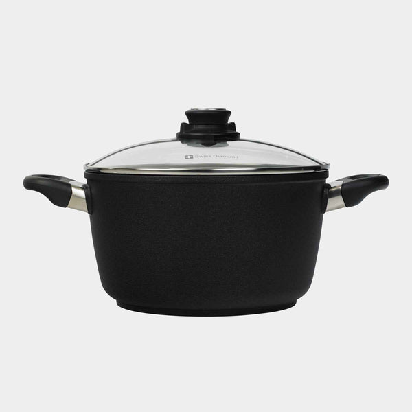 XD Nonstick Stock Pot with Glass Lid | Made in Switzerland