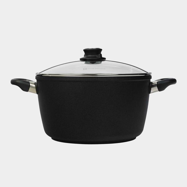 XD Nonstick Stock Pot with Glass Lid - Induction | Made in Switzerland