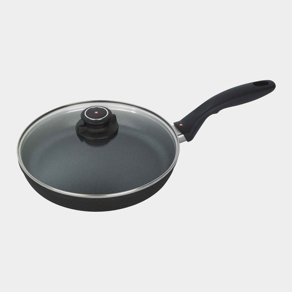 XD Nonstick Fry Pan with Glass Lid - Induction | Made in Switzerland