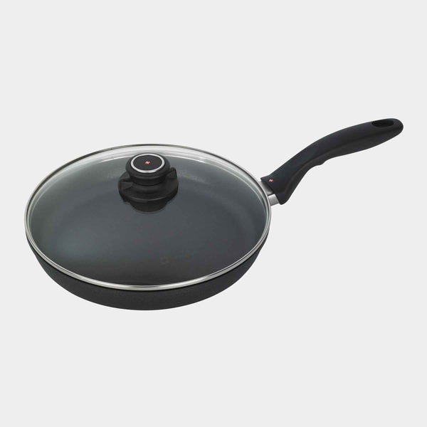 XD Nonstick Fry Pan with Glass Lid - Induction | Made in Switzerland
