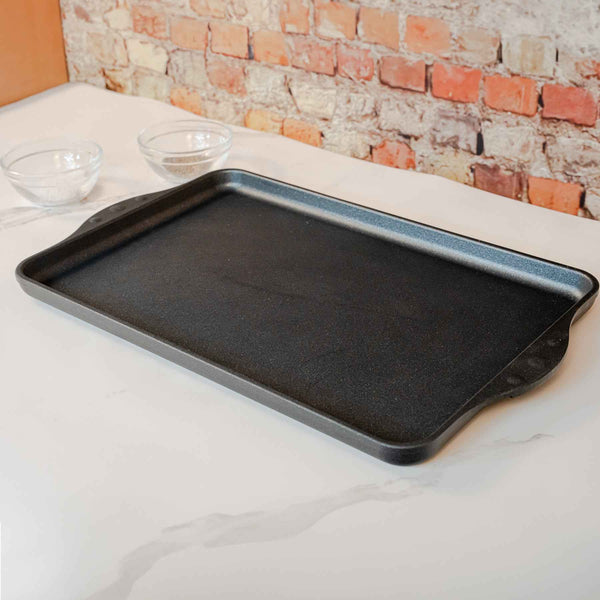 XD Nonstick 17" x 11" Double-Burner Griddle | Made in Switzerland