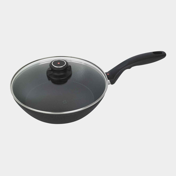 XD Nonstick Stir-Fry Pan with Glass Lid - Induction | Made in Switzerland