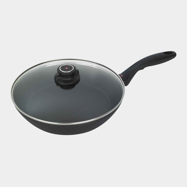 XD Nonstick Stir-Fry Pan with Glass Lid - Induction | Made in Switzerland