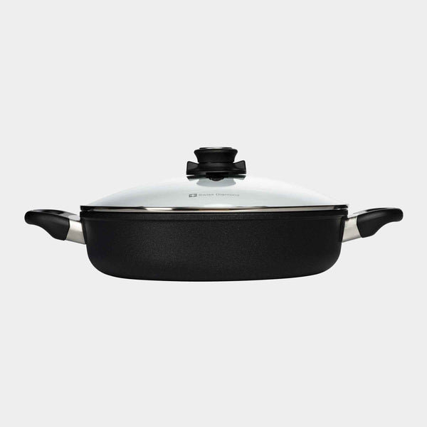 XD Nonstick Sauteuse with Glass Lid | Made in Switzerland