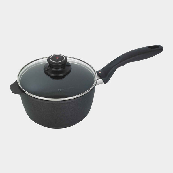 XD Nonstick Saucepan with Glass Lid - Induction | Made in Switzerland